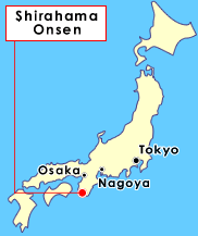 Map to Shirahama Onsen