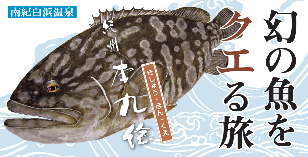 幻の魚を クエ る旅 和歌山県 白浜温泉旅館協同組合