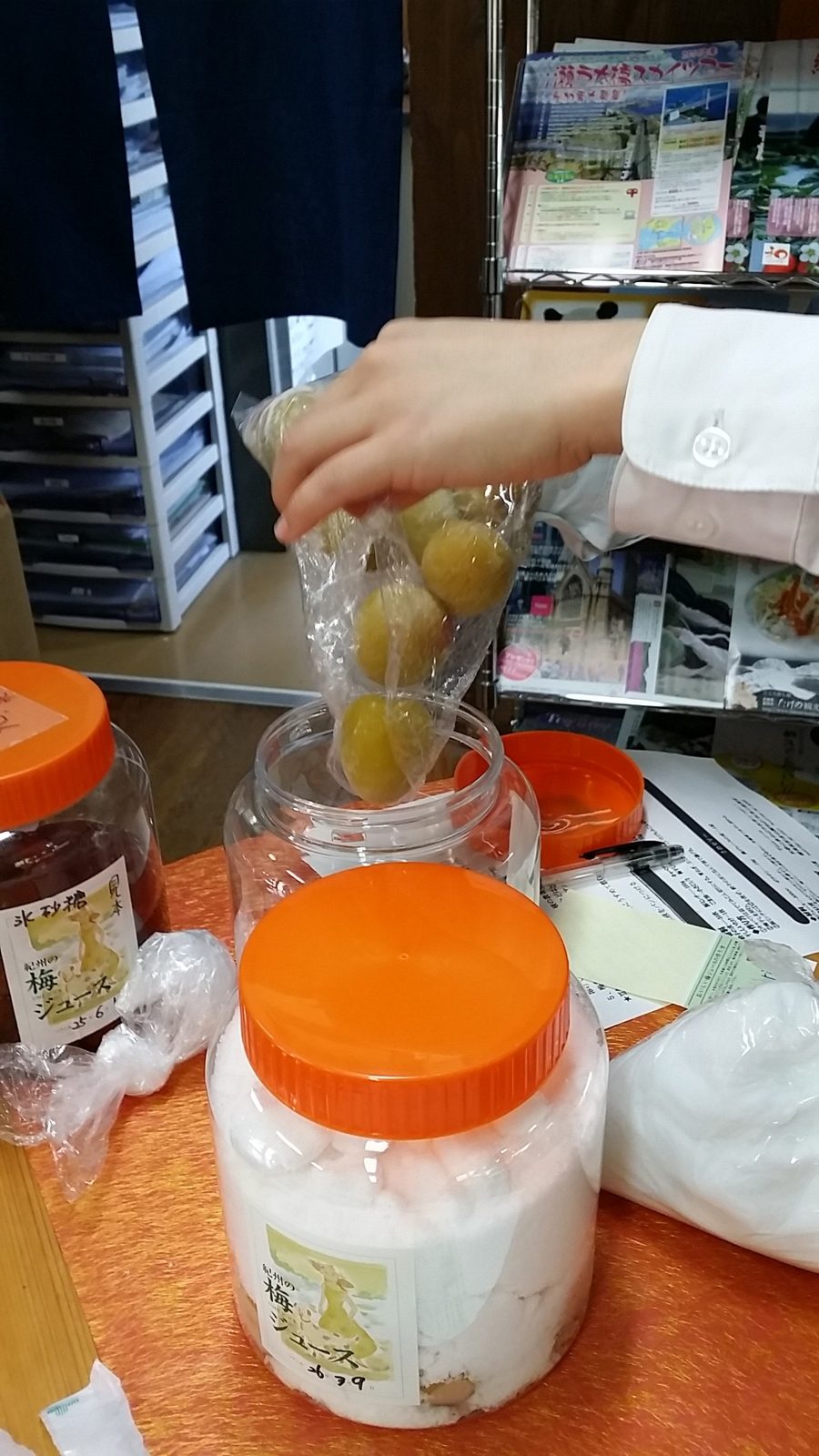 梅ジュース作り